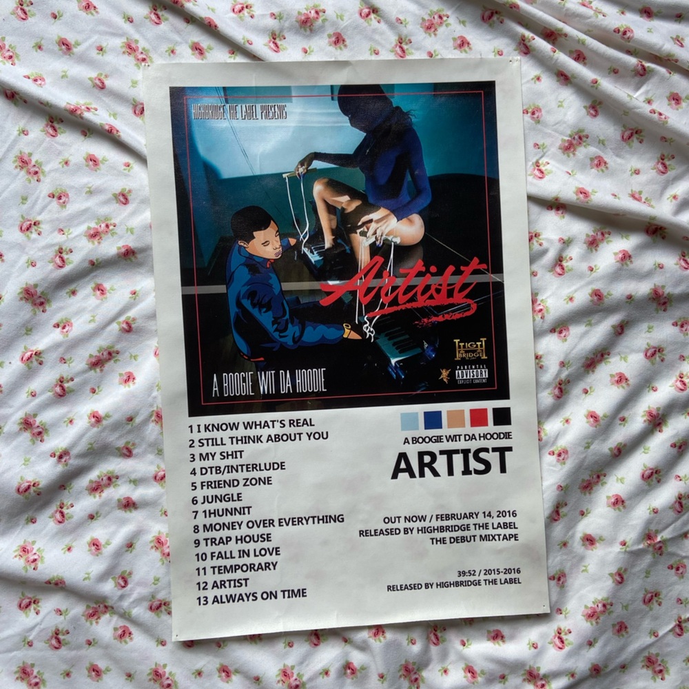 A boogie artist poster